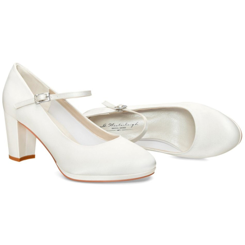 Sapatos Noiva salto grosso