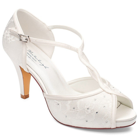 Sapatos noiva peep toe
