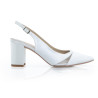 Sapatos de Novia Fechados Salto Cuadrado Medio. Loja Online Portuguesa