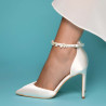 Sapatos de Noiva Lindos, Fechados com Saltos Altos. Envio grátis Portugal
