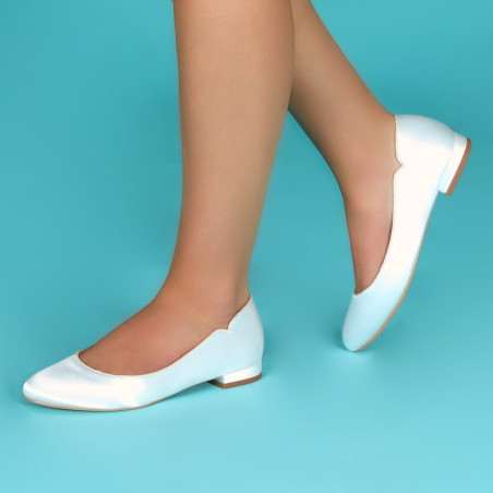 Sapatos noiva rasos confortáveis