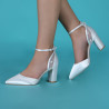Sapatos Novia Saltos Grossos, Confortáveis e Muito Elegantes.