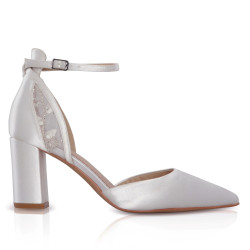 Sapatos Novia Saltos Grossos, Confortáveis e Muito Elegantes.