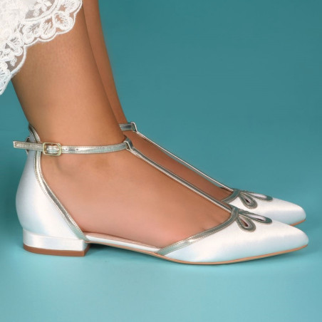 Sapatos rasos noiva