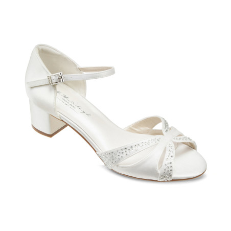 Sandalias noiva saltos baixos