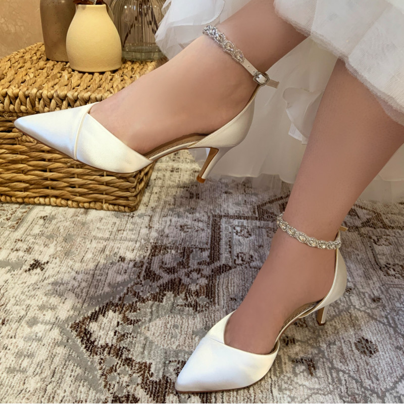 Sapatos Noiva saltos baixos