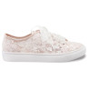 Sapatilhas Tenis de Noiva Renda Rosa Design Romantico