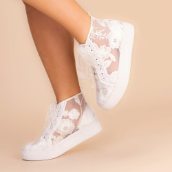 Sapatilhas Tenis Renda para Noivas com Envio Gratis a Portugal.