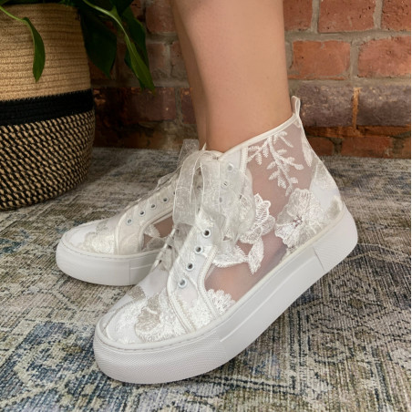 Sapatilhas Noiva Renda