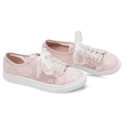 Tenis para casamento cor rosa. Sapatos para Noivas Portugal