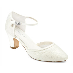 Sapatos de Noiva com Pouco Salto para Casamento. Envios Portugal