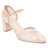Sapatos Noiva Cor Rosa Claro - Blush. Sapatos Noiva Salto Grosso