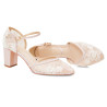 Sapatos Noiva Cor Rosa Claro - Blush. Sapatos Noiva Salto Grosso