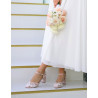 Sapatos Noiva Cor Rosa Claro - Blush. Sapatos Noiva Salto Grosso
