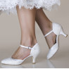 sapatos noiva salto medio