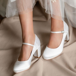 Sapatos Noiva Baratos Salto Medio Grosso Muito Confortáveis. Até ao 42