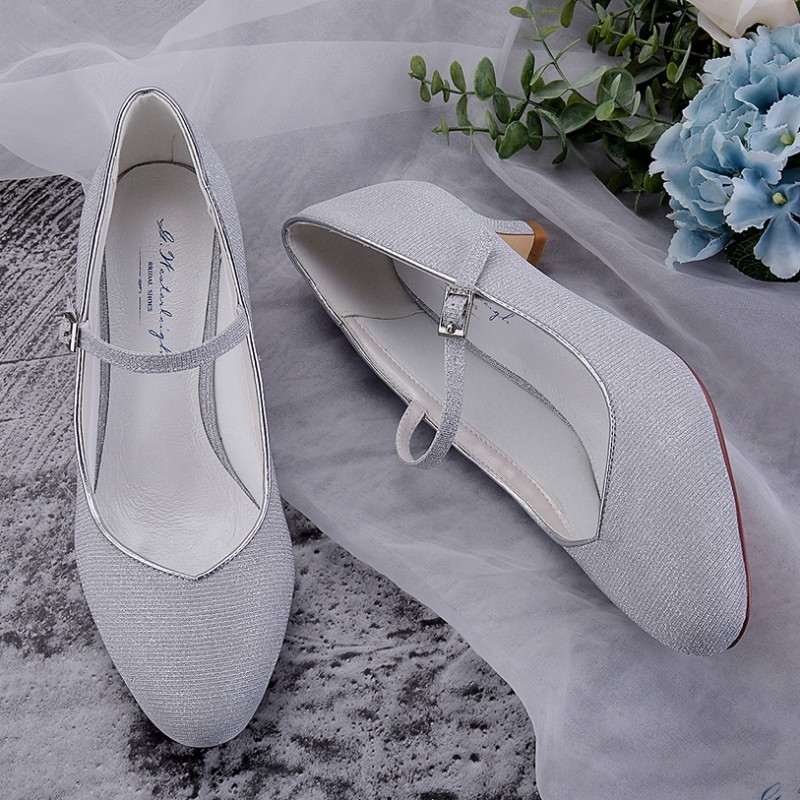 Sapatos Noiva Convidadas prateado baratos Sapatos Noiva Convidadas prateado baratos