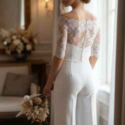 Top bolero para vestido de noiva