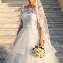 Top renda branco para casamento