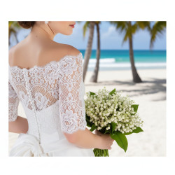 Tops de renda para noivas