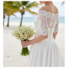 Bolero para noiva de renda