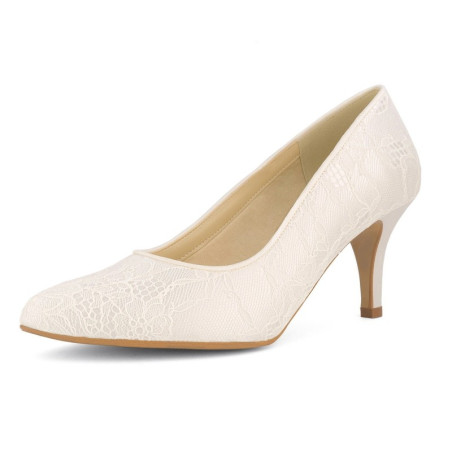 Sapatos para noivas salto médio