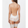 Body Vestidos de Noiva Sem Costas Branco. Ligas Incorporadas!