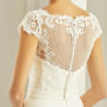 Bolero Noiva renda manga curta
