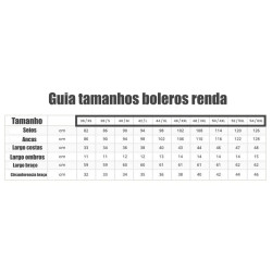 Bolero de Renda Chic e manga Curta para Vestidos de Noiva