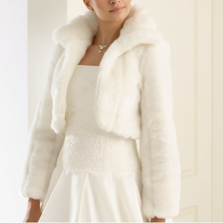 Bolero noivas pele imitação