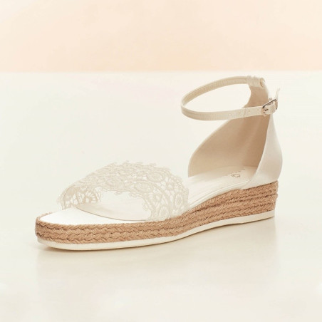 Sandalias Noiva Renda