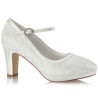 Sapatos noiva de renda