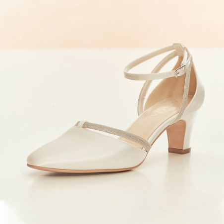 Sapatos Noiva saltos baixos, semi fechados - Portugal