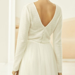 Bolero manga comprida para noiva.  Camisola de lã noivas - Portugal